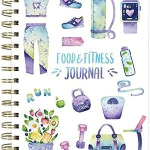 Food and Fitness Journal Meal Journal Diary Workout Wellness…